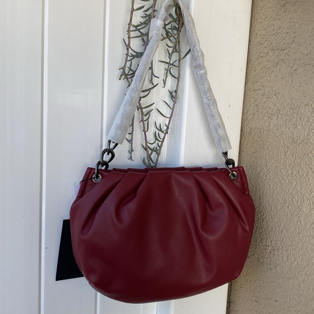 Kendall & Kylie Burgundy Shoulder Bag